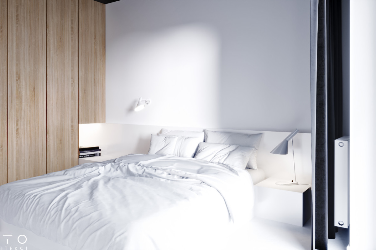 Minimalistyczne mieszkanie 55 m² Warszawa